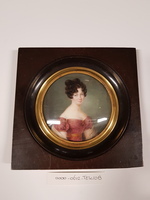 0000-0612-TEK a.jpg; 0000-0612-TEK/OB; Miniatuurportret van (vermoedelijk) Jonkvr. J.M.M. Fagel-Boreel, ca. 1824; waterverfschildering